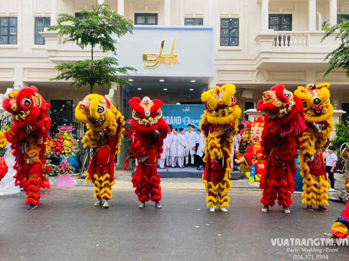 Vua Trang Trí cho thuê dịch vụ múa lân khai trương giá tốt tại TPHCM